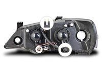 Fanali anteriori con 2 anelli Angel Eyes per OPEL ASTRA (G)