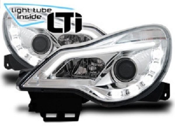 LTI Headlights Light Tube Inside Opel Corsa (D)