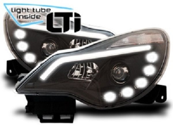 LTI Fanali anteriori Light Tube Inside per OPEL CORSA (D)