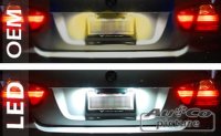 LED licence plate lights  Opel