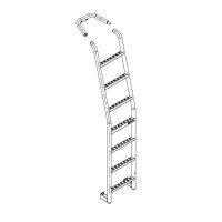 M-LINE Rear ladder for FORD TRANSIT CUSTOM 1. GEN. (H1)