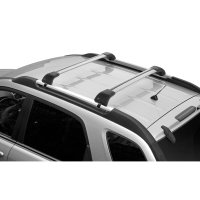 NORDRIVE SILENZIO CX BLACK ALU Roof bar / 124 cm - N15231