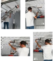 Van Leiterhalter / Tr&auml;ger f&uuml;r Deckenmontage