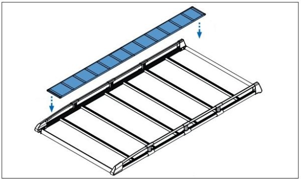 CRUZ EVO RACK ALU Montagekit f&uuml;r 3x Laufstege - 941-512