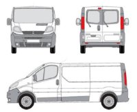 CRUZ CARGO XPRO Barra de techo 3-Barras para NISSAN PRIMASTAR (X83)