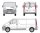 CRUZ CARGO XPRO Dachtr&auml;ger 4-Tr&auml;ger f&uuml;r OPEL VIVARO A
