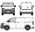 CRUZ CARGO XPRO Dachtr&auml;ger 3-Tr&auml;ger f&uuml;r FORD TRANSIT CUSTOM 2. GEN. (2023+)