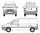CRUZ CARGO XPRO Dachtr&auml;ger 3-Tr&auml;ger f&uuml;r CITROEN JUMPY 1