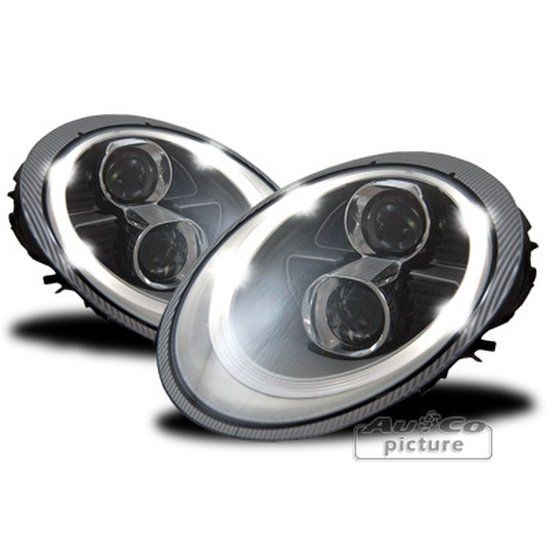 Xenon Headlights with LED DRL Look for PORSCHE 997, 999,90