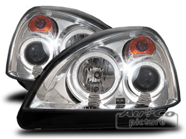 Projecteurs  avec Angel Eyes  Renault Clio (II / 2)