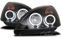 Headlights with Angel Eyes for RENAULT CLIO (2)