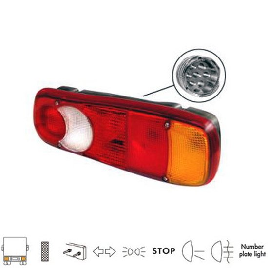 Luz trasera Renault Maxity / Nissan Cabstar F24