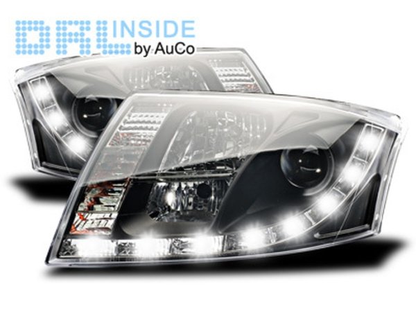 Headlights  with Daytime Running Light  Audi TT (8N)