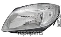 Headlights  Skoda Fabia II (5J)  left