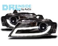Headlights with LED Daytime Running Light for AUDI A4 (B8)