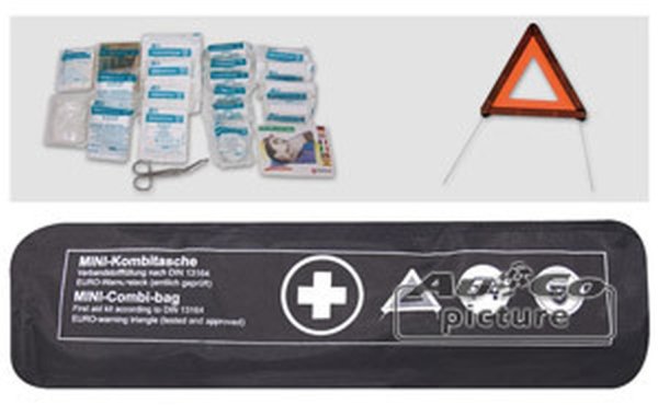 Combi bag - first-aid-kit + warning triangle