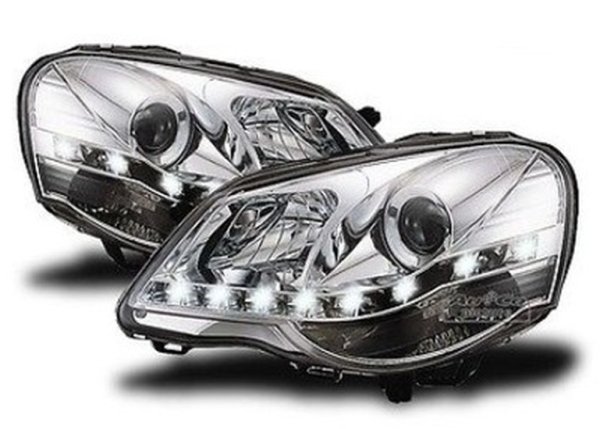 Headlights  DRL Look  VW Polo (9N3)
