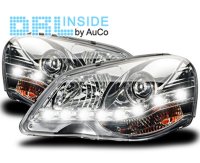 Fanali anteriori  con Luci Diurne  VW Polo (9N3)