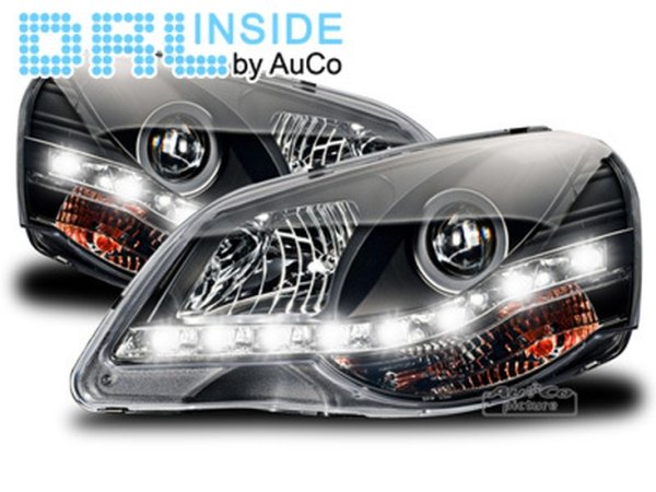 Fanali anteriori  con Luci Diurne  VW Polo (9N3)