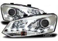 Fanali anteriori  Ottica luci diurne   VW Polo (6R)