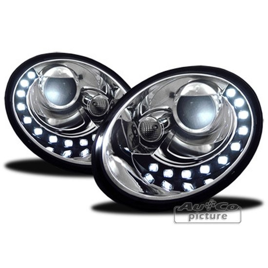 Headlights with DRL-Look for VW NEW BEETLE 9C (GP)