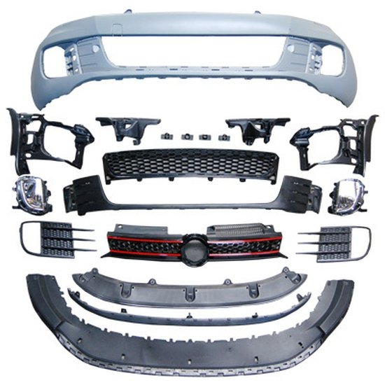 Frontbumper, Front Grill, Fog lamps VW Golf 6 GTI