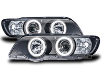 Headlights  with 2 Angel Eyes  BMW E53 / X5