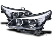 Headlights with Angel Eyes for BMW 5 SERIE Xenon