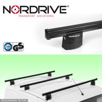 NORDRIVE KARGO Roof Rack 3-Bars for FORD TRANSIT CUSTOM
