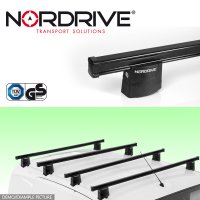 NORDRIVE KARGO Barres de Toit 4-Barres pour RENAULT TRAFIC 3