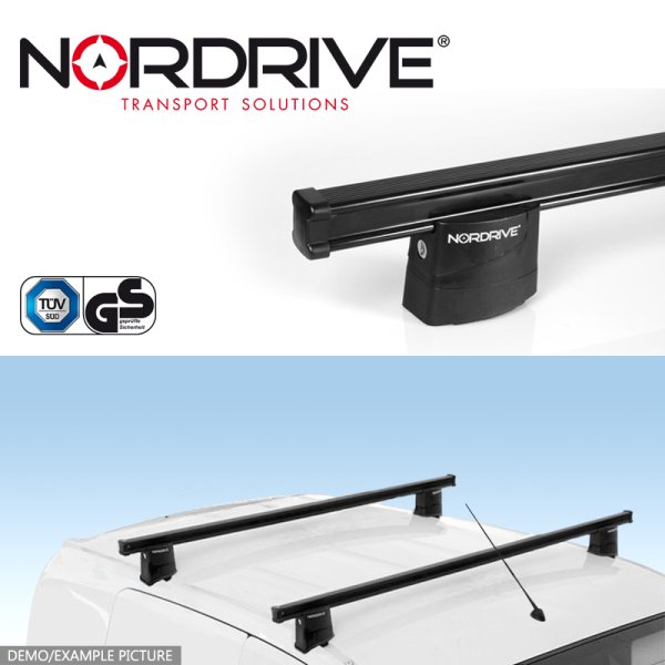 NORDRIVE KARGO Roof rack 2-Bars for VW CADDY 3 / LIFE
