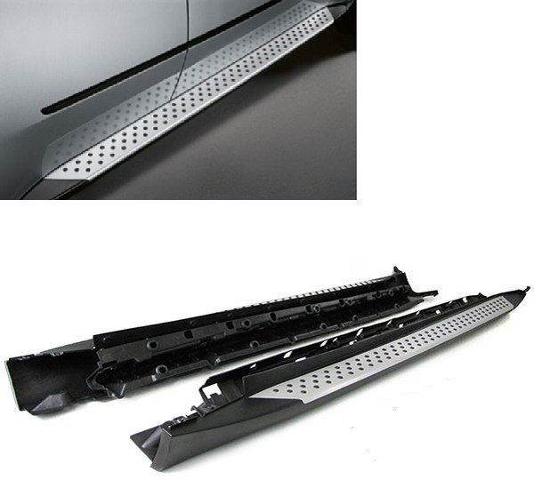 Estribos laterales de aluminio de AuCo para BMW X5 / E70