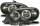 Fanali anteriori  con 2 anelli Angel Eyes  Citroen Saxo (Phase II)