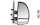 Door mirror  Citroen Jumper  right