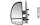 Door mirror  Citroen Jumper  left