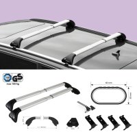 NORDRIVE SNAP ALU Barra de techo para BMW 2 SERIES F46 GRAN TOURER