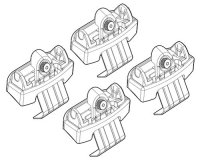 NORDRIVE EVOS ALUMIA Barres de toit pour FIAT 500X