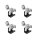 NORDRIVE SNAP Clamp, fitting kits for bars - K-9