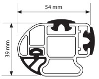 NORDRIVE KARGO PLUS Barre portatutto 3-Barre per FIAT DUCATO 3 (250/290)