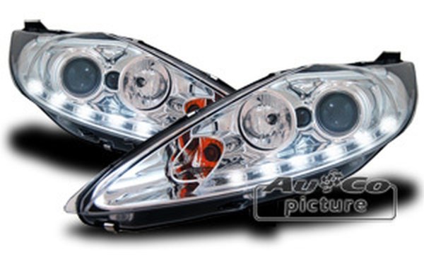 Fanali anteriori Ottica luci diurne Ford Fiesta JA8