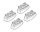 NORDRIVE EVOS ALUMIA Barre portatutto per MB C-CLASS W204 BERLINA