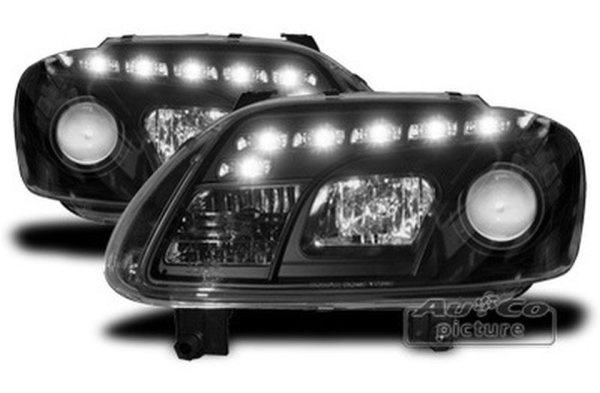 Scheinwerfer Set mit LED Tagfahrlicht Optik f&uuml;r VW TOURAN 1