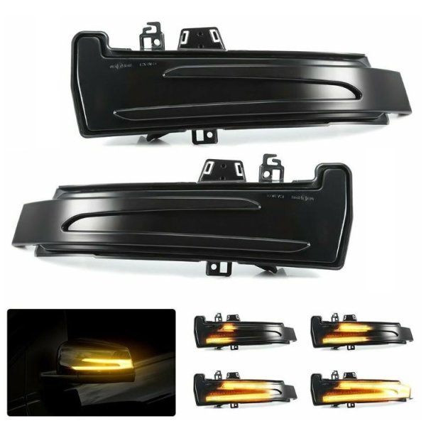 LED Mirror marker with dynamic light for MB CLS-CLASS C218