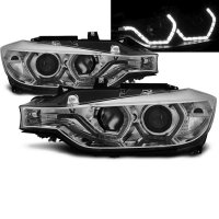 Faros con Ojos de Angel LED por BMW 3 SERIES F30 / F31