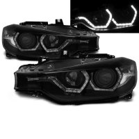 Headlights with LED Angel Eyes for BMW 3 SERIES F30 / F31