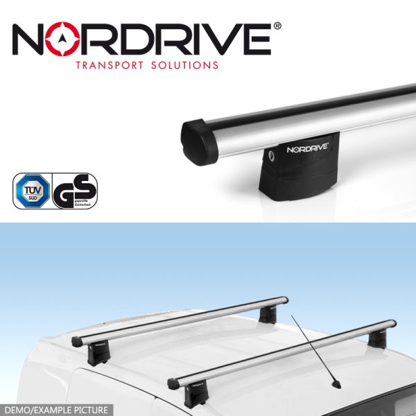 NORDRIVE KARGO PLUS Dachtr&auml;ger 2-Tr&auml;ger f&uuml;r VW CADDY 4 / LIFE