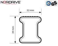 NORDRIVE KARGO Roof rack 2-Bars for FIAT QUBO