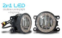 LED Daytime Running Light + LED Fog lamp 2 in 1 - for RENAULT MEGANE 2 CABRIO
