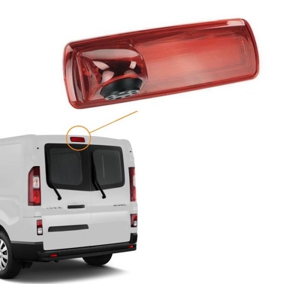 Rear view camera in 3rd brake lamp for NISSAN NV300