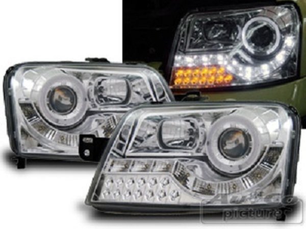 Headlights  DRL Look  Fiat Panda (169)